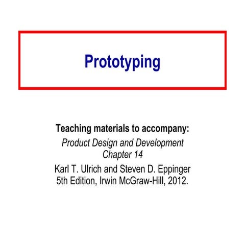12 prototyping