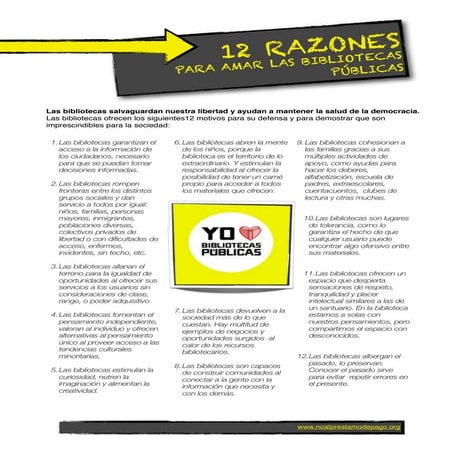 12 razones