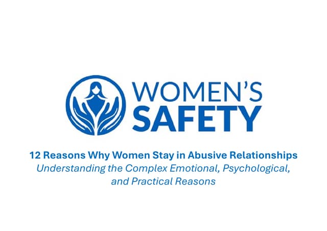 12 Reasons Why Women Stay In Abusive Relationships