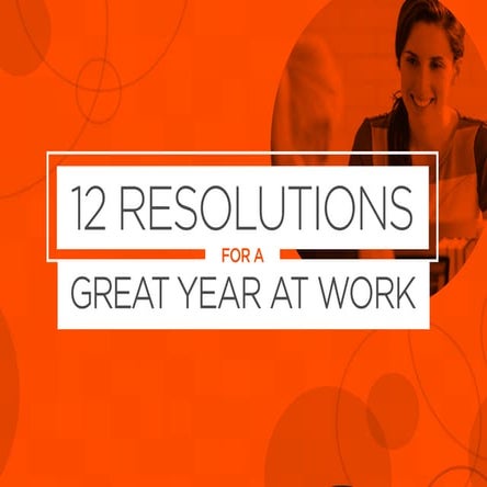12 Resolutions for a Great Year at Work