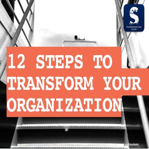 12 steps to transform your organization into the agile org you deserve