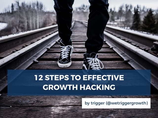 12 Steps to Effective Growth Hacking (www.wepullthetrigger.com)