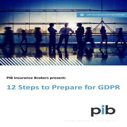 12 steps to prepare for GDPR