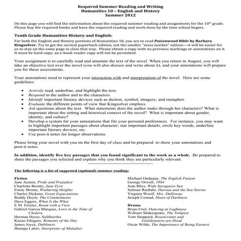 12 summer rdg  rev hum 10