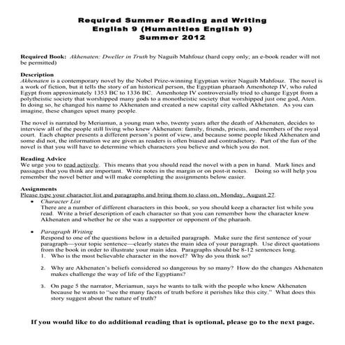 12 summer rdg rev hum 9