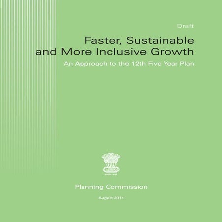 India's 12th Five year Plan | PPTX