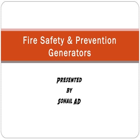 Fire Safety & Generators