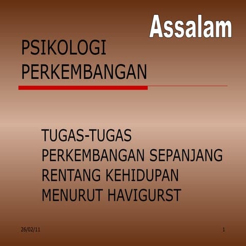 12 Tugas Tugas Dalam Perkembangan Ppt