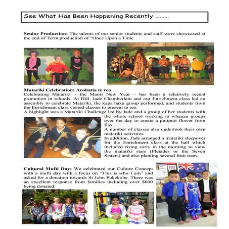 See what has been happening .....