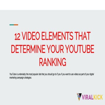 YouTube Descriptions | PDF
