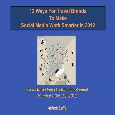 12 ways for travel brands to make social media work smarter in 2012