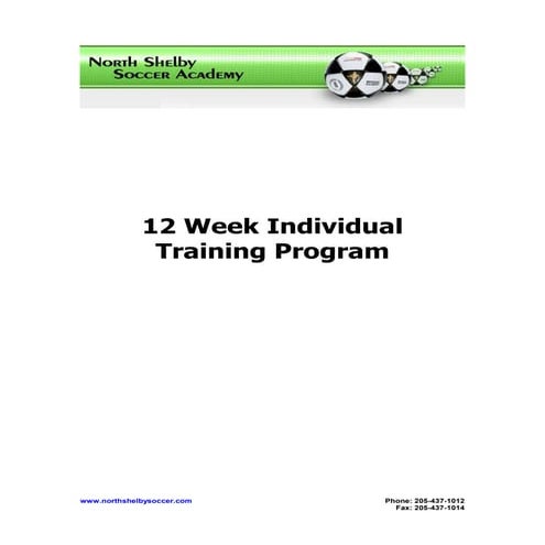 12 weekprogram