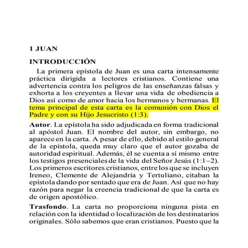 1 2 y 3 juan resumen