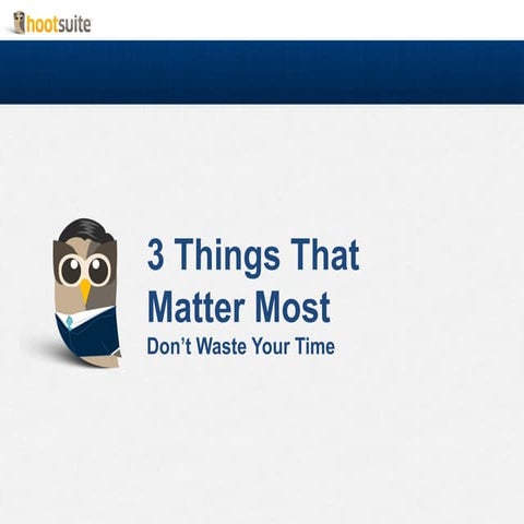 Sponsor Spotlight: Don’t Waste Your Time on Social Media