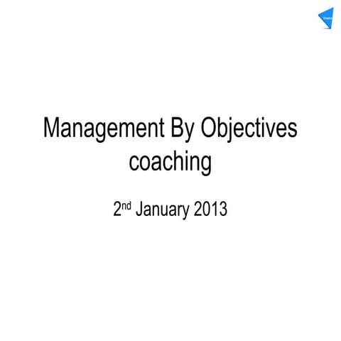 13 01-02 management by objectives