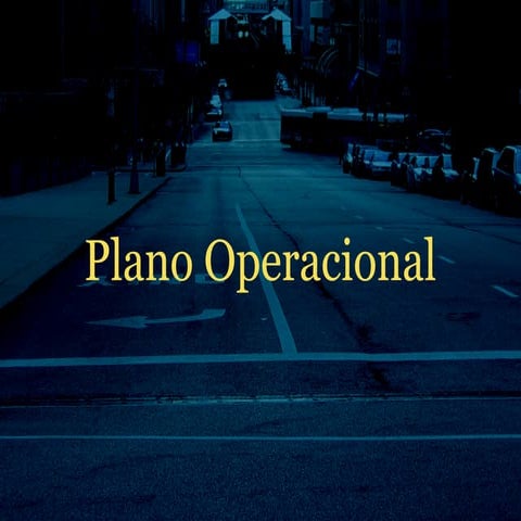 Planejamento Operacional