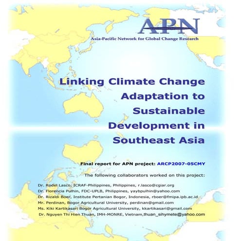 Impacts of Climate Change in sustainability of hydropower in Nepal | PDF