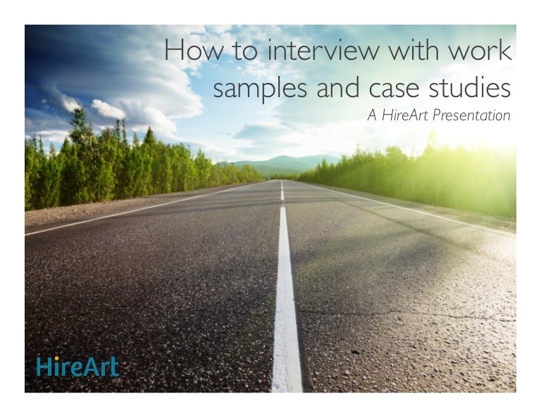 interview case study presentation