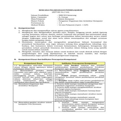 Rahadi - RPP KD 3.6/4.6 Sistem Komputer X TKJ SMK