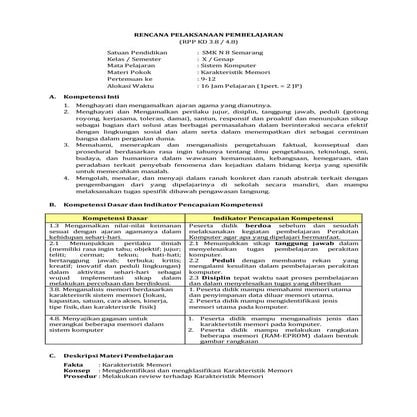 RPP KD 3.8/4.8 Sistem Komputer X TKJ SMK