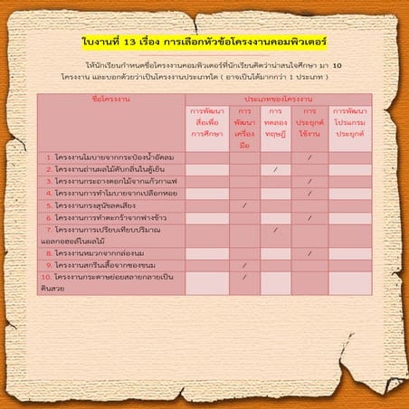 ใบงานท  13-16