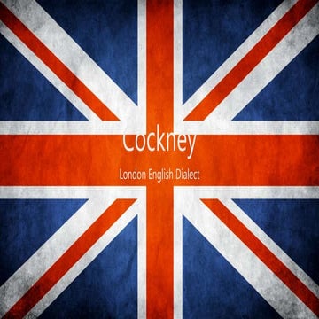 Cockney Rhyming Slang | PPT