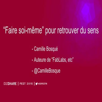 Camille Bosque-Faire soi-même” pour retrouver du sens