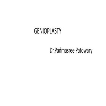  Genioplasty