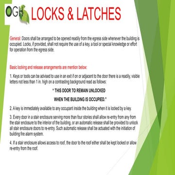 13. Locks & Latches