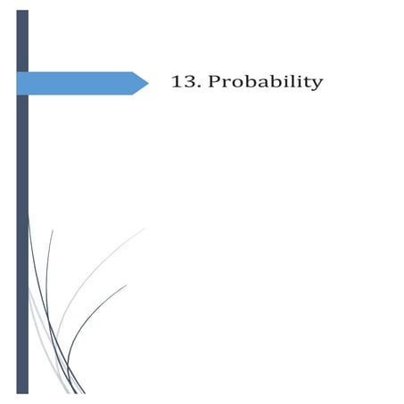 13. Probability