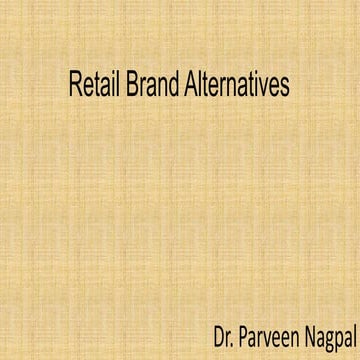 13. Retail Brand | PPTX