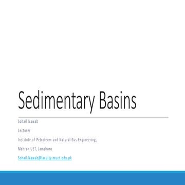 Sedimentary basins