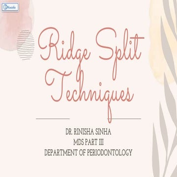 Ridge Split Techniques.pptx