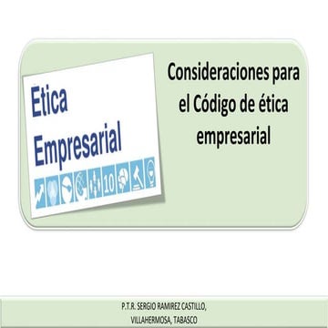 13.- Consideraciones el Código de ética empresarial.pptx