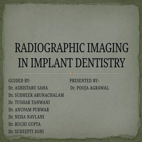 13.Radiographic imaging in implant dentistry.pptx