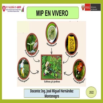 Manejo integrado de plagas (MIP) | PPTX