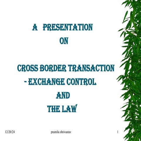 13. NJA PRESENTATION.ppt cross border transaction | PPT