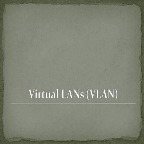 VLAN Network pada pelatihan jaringan komputer