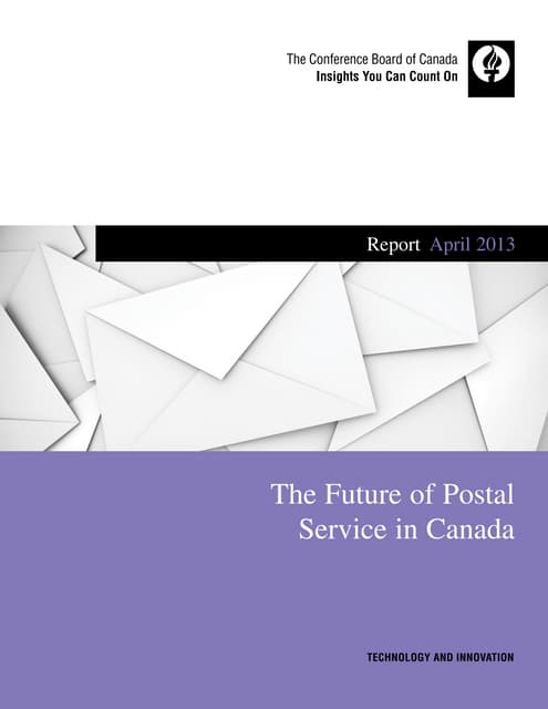 The Future of Postal Service in Canada