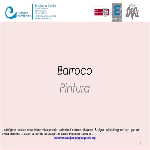 Barroco España pintura