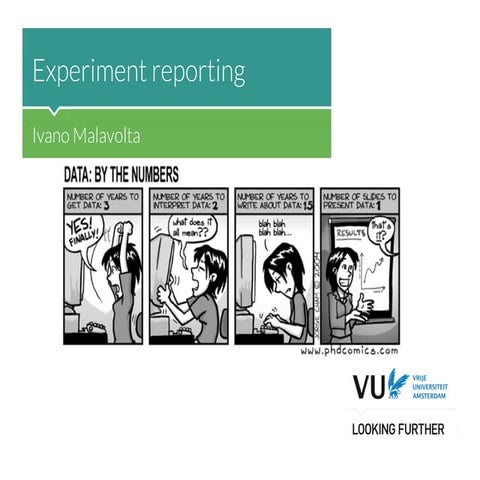 [13 - B] Experiment reporting
