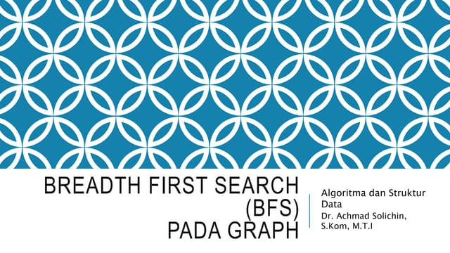 Breadth First Search (BFS) pada Graph
