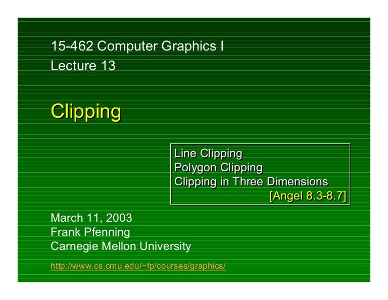 clipping