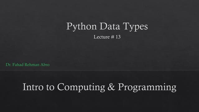 13- Data and Its Types presentation kafss