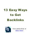 13 Easy Ways to Get Backlinks 