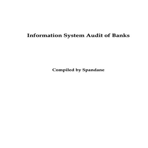 13 information system audit of banks
