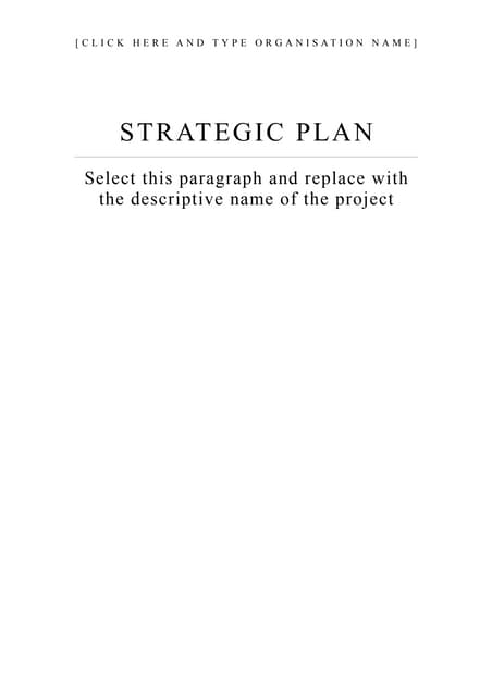 13. Strategic Plan Guide