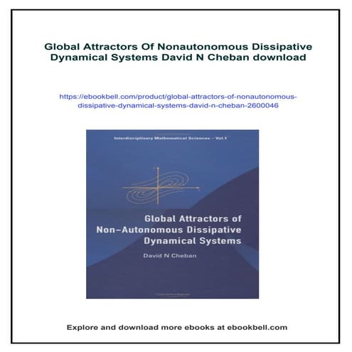 Global Attractors Of Nonautonomous Dissipative Dynamical Systems David N Cheban