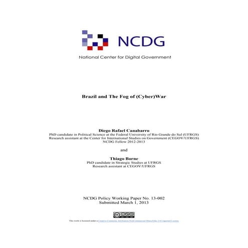 Brazil and The Fog of (Cyber) War