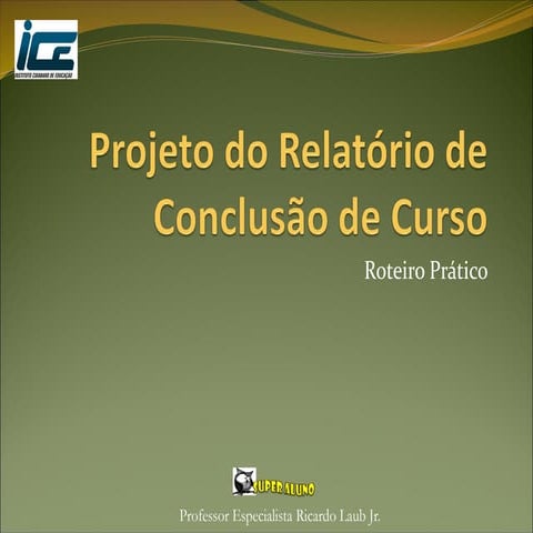 Guia para Construção de Projeto TCC